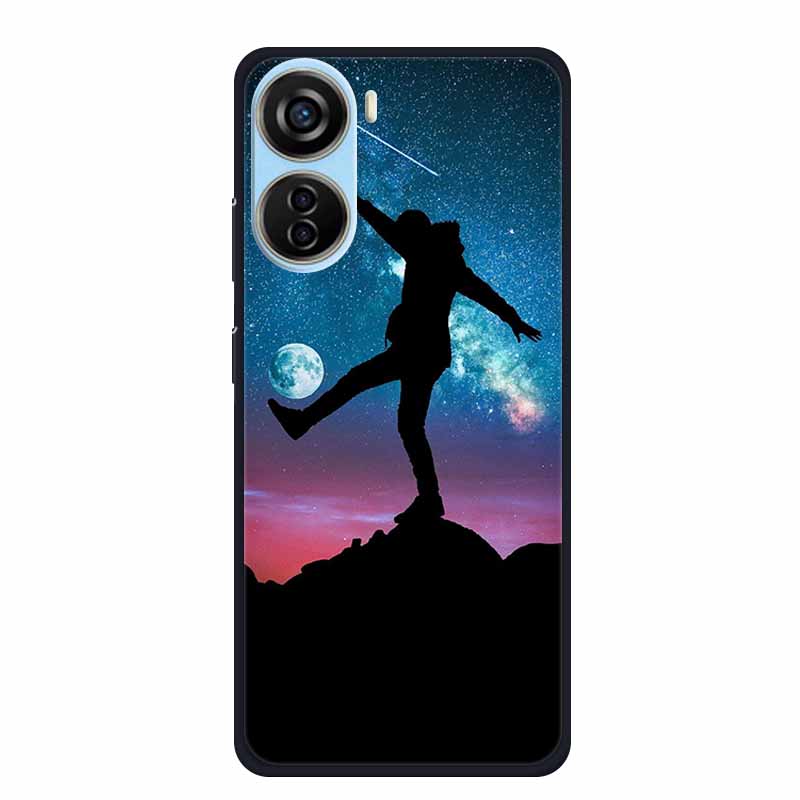 Handyhülle Für ZTE Axon 40 Lite Rückseite Hülle Schwarzes Silikon Weiche Hülle Für ZTE Blade V41 Vita V50 Design 5G LIBERO 5G IV Hülle