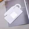 25pcs Wine Bottle Box with Visible Window Collapsible Bottle Hanger Favor Box White