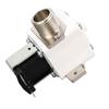 Electric Solenoid Valve 12in Thread Strong Sealing PC Brass Water Inlet Solenoid Valve DC24V