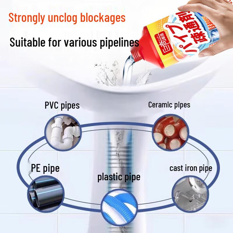 Kraftvoller Abfluss- und Rohrverstopfer