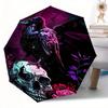 Dark Raven Design Automatic Folding Umbrella Compact Lightweight For Outdoor Adventures T73
