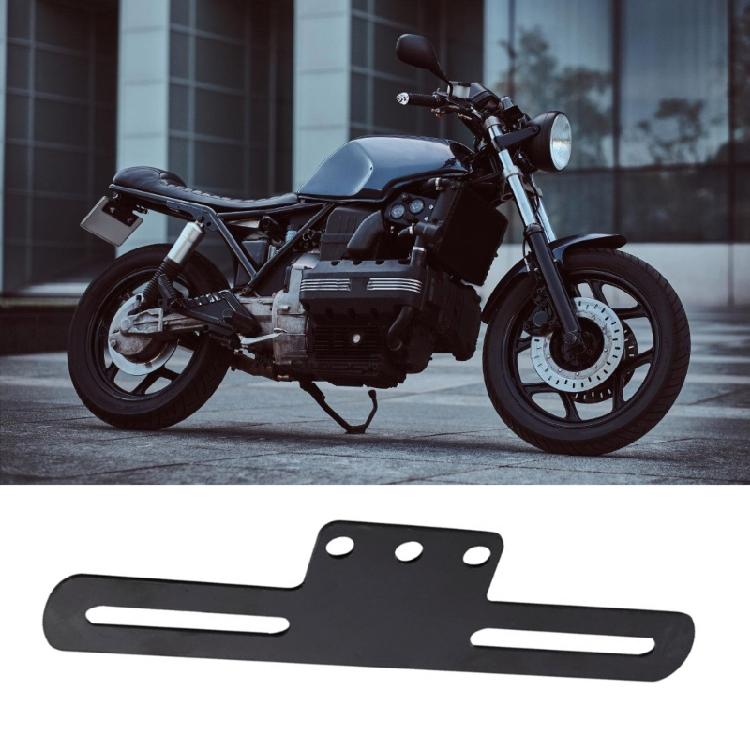 Robuste Metall-Motorrad-Rücklicht-Halterung Kennzeichenhalter mit Rücklicht-Halter Halter Zubehör für Fahrer