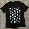 Summer Skull YK Style Punk S Aesthetic Harajuku Grunge Unisex Short Sleeve Street Tshirts Fashion Emo Girl Tops Clothing