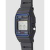 Casio F91W-1 Mens Classic Chronograph Alarm LCD Digital Watch Black F-91W-1DG BlackSheer Pleasure Strap