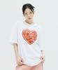 BORN CHAMPS [2 Colors] Heart Chip Oversized Short Sleeve T-Shirt B25St40