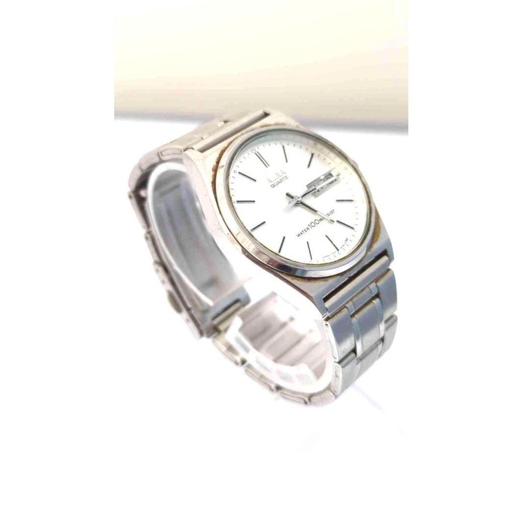 Used SEIKO ALBA Y143-8141 Unisex Quartz Analog Watch Working Item 50-26