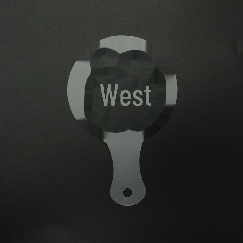 Plastic Coffee Stencil Set: 16 Thickened Templates for Fancy Milk Foam Art