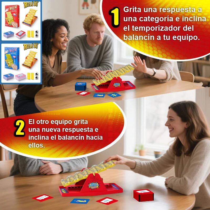 Jessica Chen Non-Toxic Board Game For Adults Children And Families Tilt N Shout*& Logic Thinking Interactive%^ Table Game Host A Family Gathering...