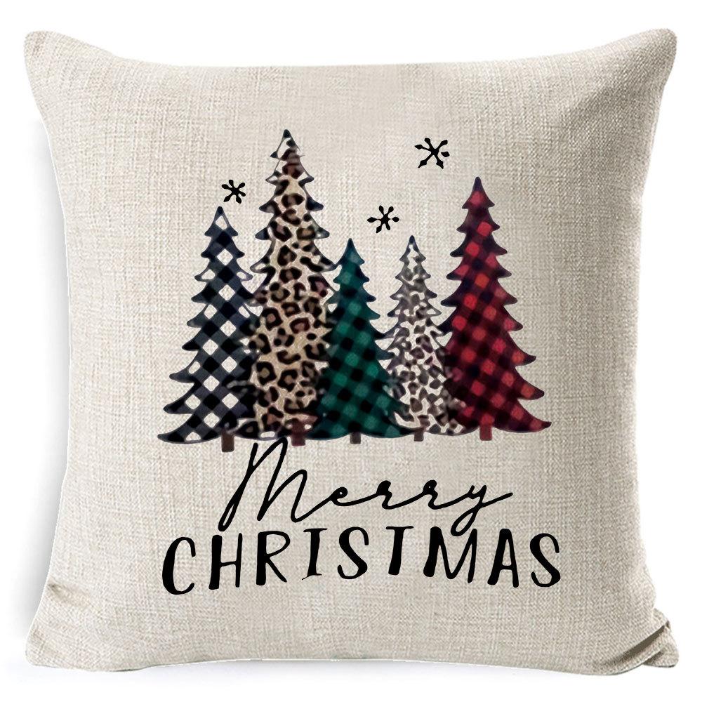 Pillowcase Christmas Pillowcase Light Luxury Pillowcase Ins Style Car Neck Cushion Office Lumbar Support