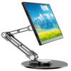 Newsoul Monitor Arm VESA Mobile Monitor Stand Tabletop Portable Mobile Display Arm Stand Freestanding 2 Tier Basic Stand Single Freestanding Height