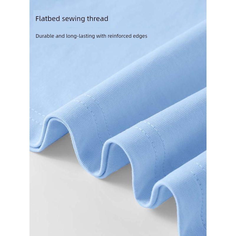 Baleno Kids Boys' Short-Sleeve T-Shirt Summer Children's White Pure Cotton Half-Sleeve Thin Sports Clothing for Older Kids