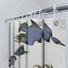 Creative Bath Curtain Featuring Blue Jays Wildlife Illustrations Waterproof Fabric Decorative Shower Curtain For Home Bathroom D