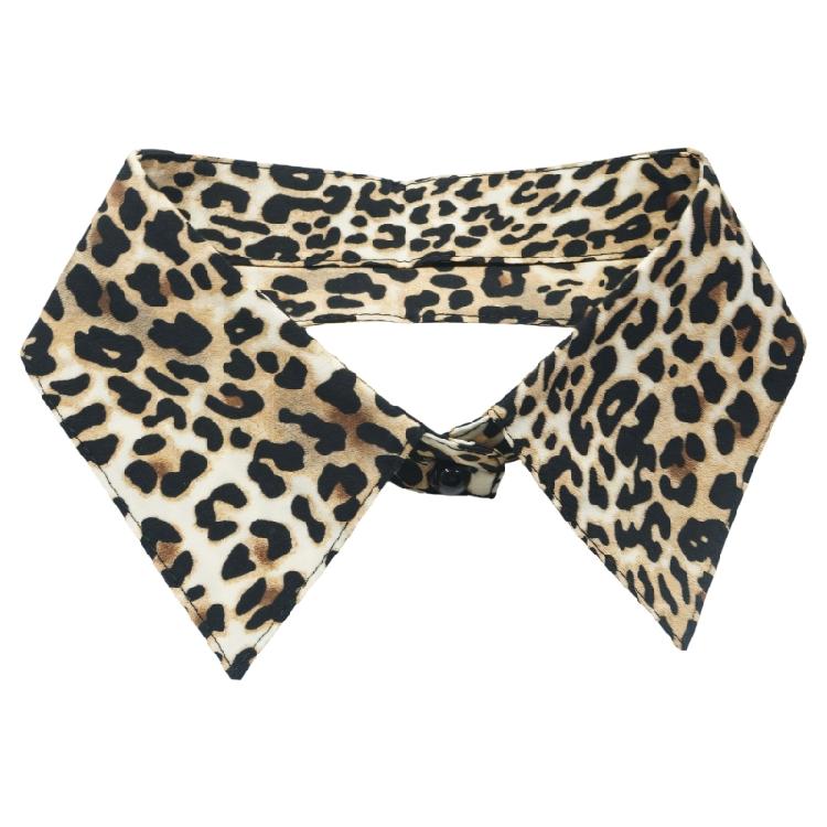 

Modern Leopard Style Removable Collar Polyester Easy Wear Detachable Collar Suitable For Different Ages