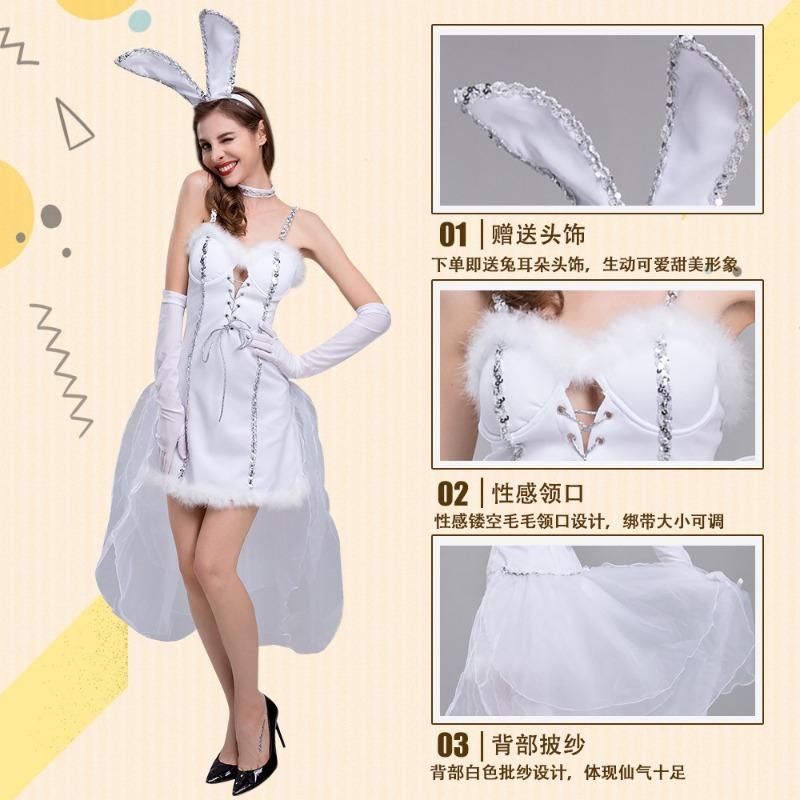 New One-piece Bunny Girl Costume Bunny Costume Halloween Stage Costume Night Bar Costume