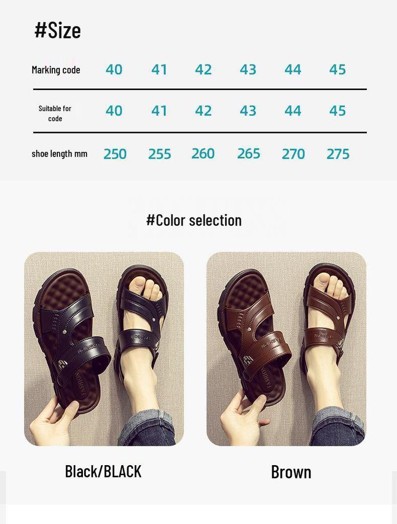 Men's 2025 Summer Waterproof Non-Slip Beach Sandals & Slippers
