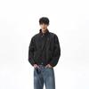 American retro bomber stand-up collar bomber jacket men and women spring and autumn boxy short barn style tooling jacket
