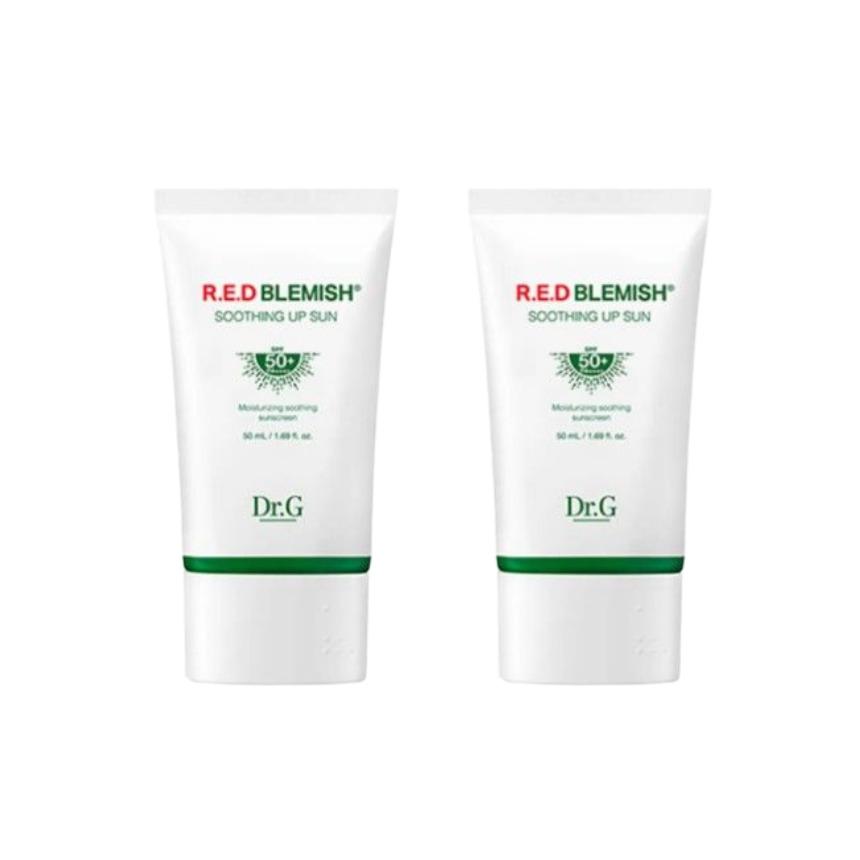 Dr.G Green Mild Up Red Blemish Soothing Sun SPF50+ PA++++ – 50 mL × 2 (1+1 Special Set) 50ml+50ml