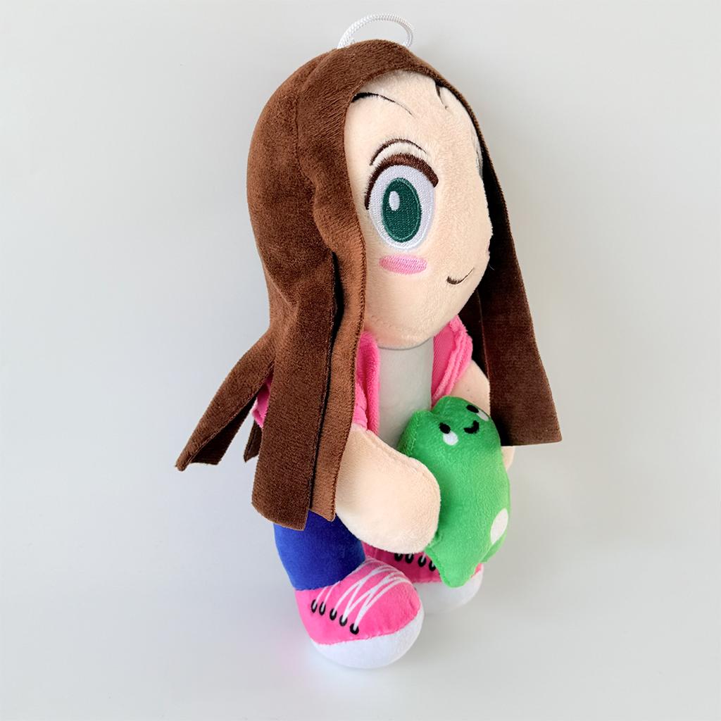 TreasuringU New Cute Magic Expression Plush Dolls Cartoon Girl Frog Couple Plush Toy Soft Long Leg Frog Christmas Gifts