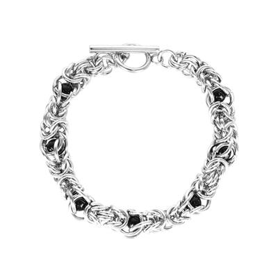 SQUAZ Bracelet SIDA074 1COLOR Unisex Couple Silver Accessory