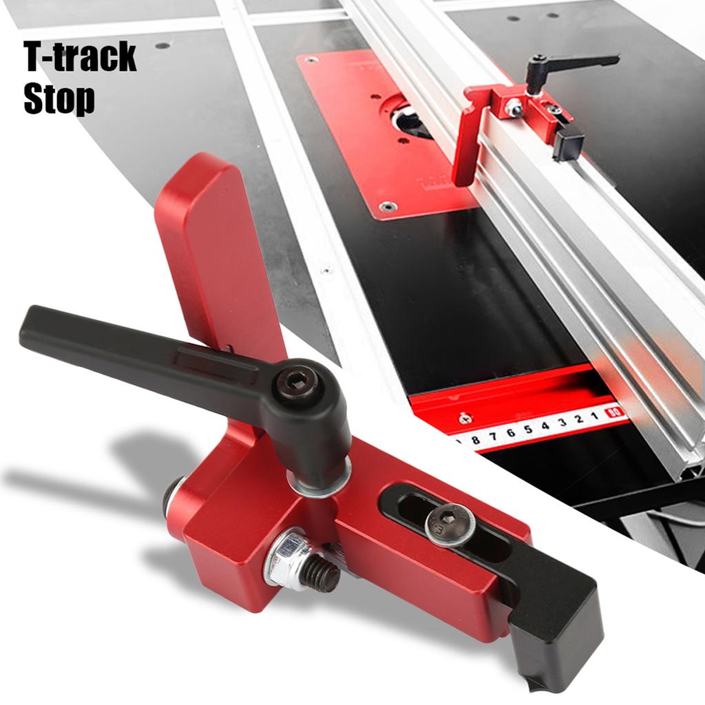 Alloy Steel Type 75 Woodworking Tool Miter Track Stop Accurate Length Limit Device