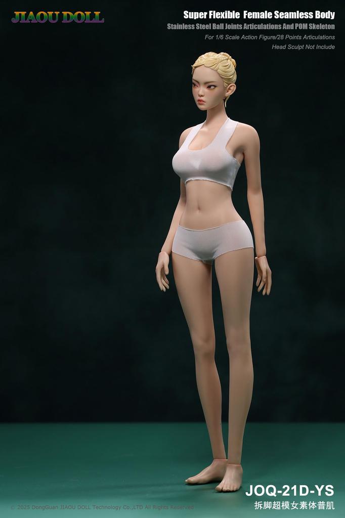 Spielzeug & Hobby [TOYBARJAPAN] Actionfigur im Maßstab 1:6 JOA JOQ-21D Langbeiniges Supermodel, Ultra-flexibler nahtloser Körper, Mittlere Brust, mit Kleidung, Weiblich