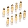 10PCS Tractor Air Liquid Valves Tire Brass Valve Stem TR218A CH3 Core Housings Replacement