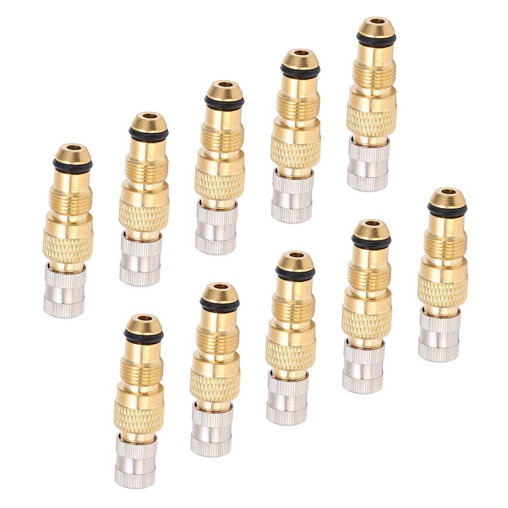 10PCS Tractor Air Liquid Valves Tire Brass Valve Stem TR218A CH3 Core Housings Replacement