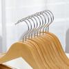 Cintre en Bois Antidérapant Porte-Vêtements Rotatif à 360 Degrés Cintre pour Costume pour Maison 44.5cm 10pcs
