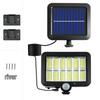 Super Bright Waterproof Solar Wall Light with Motion Sensor for Indoor & Outdoor Use