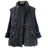 New products in autumn and winter 2024 are fashionable and loose, short stand-up collar down white duck down vest, and women's vest outside the vest.