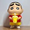 Crayon-Shin Chan Desk Night Light Desktop Ornament Cute Crayon-Shin Chan Reading Light Funny Gifts Cartoon Lamp Decoration