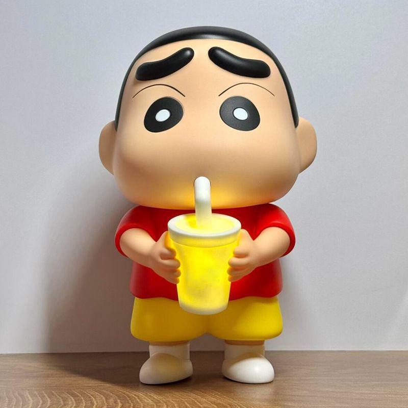 Crayon-Shin Chan Desk Night Light Desktop Ornament Cute Crayon-Shin Chan Reading Light Funny Gifts Cartoon Lamp Decoration