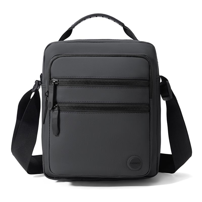 Men Oxford Crossbody Bag Multi Pocket Casual Shoulder Handbag for Travel Work