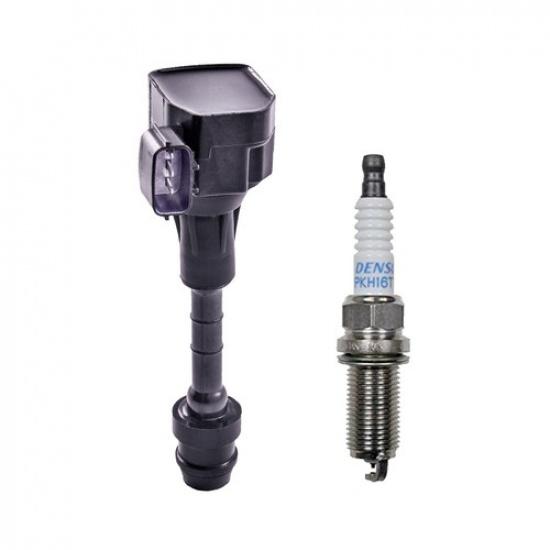 Set of 1  4505 Platinum TT Spark Plug + 1  Ignition Coil For Infiniti