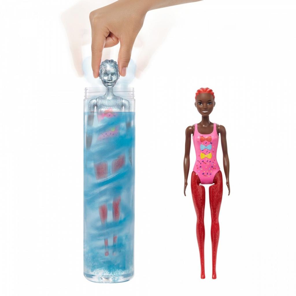 Lalka BARBIE COLOR REVEAL Imprezowe stylizacje Fioletowa 
