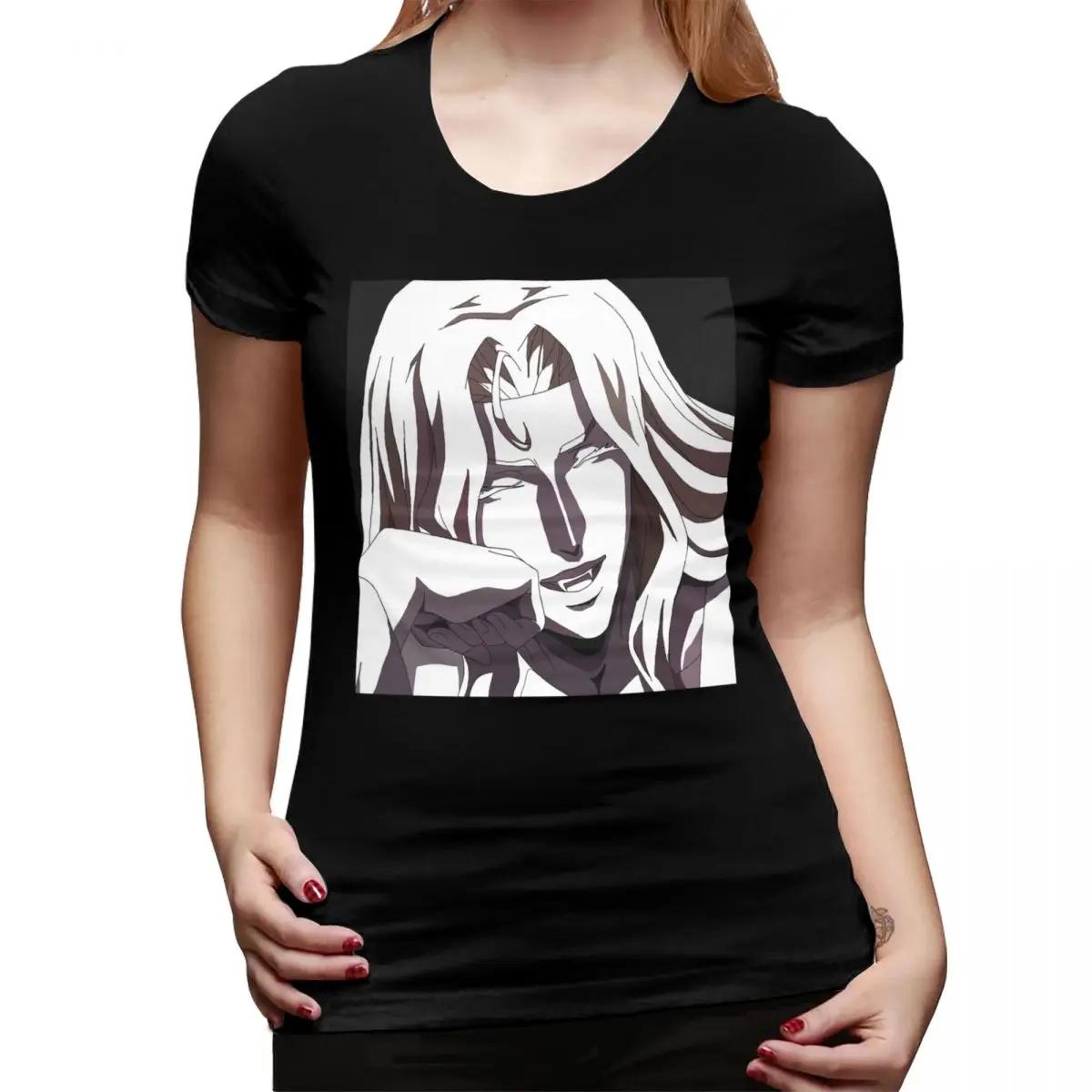

Alucard From Castlevania TShirt for Women ONeck Streetwear T Shirts Womens Tees Short Summer Clothes Tops 4XL