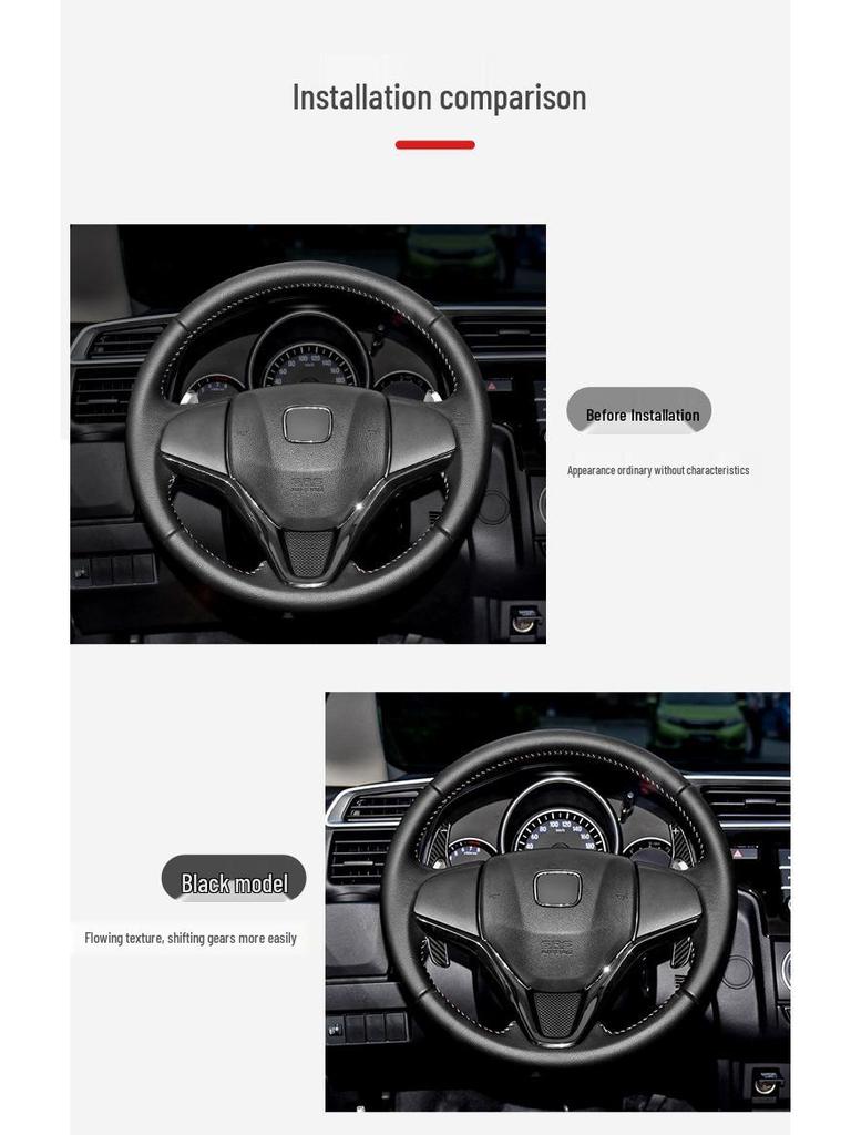 T-Carbon Carbon Fiber Shift Paddles for Honda Fit Vezel - Extended Steering Wheel Mod.