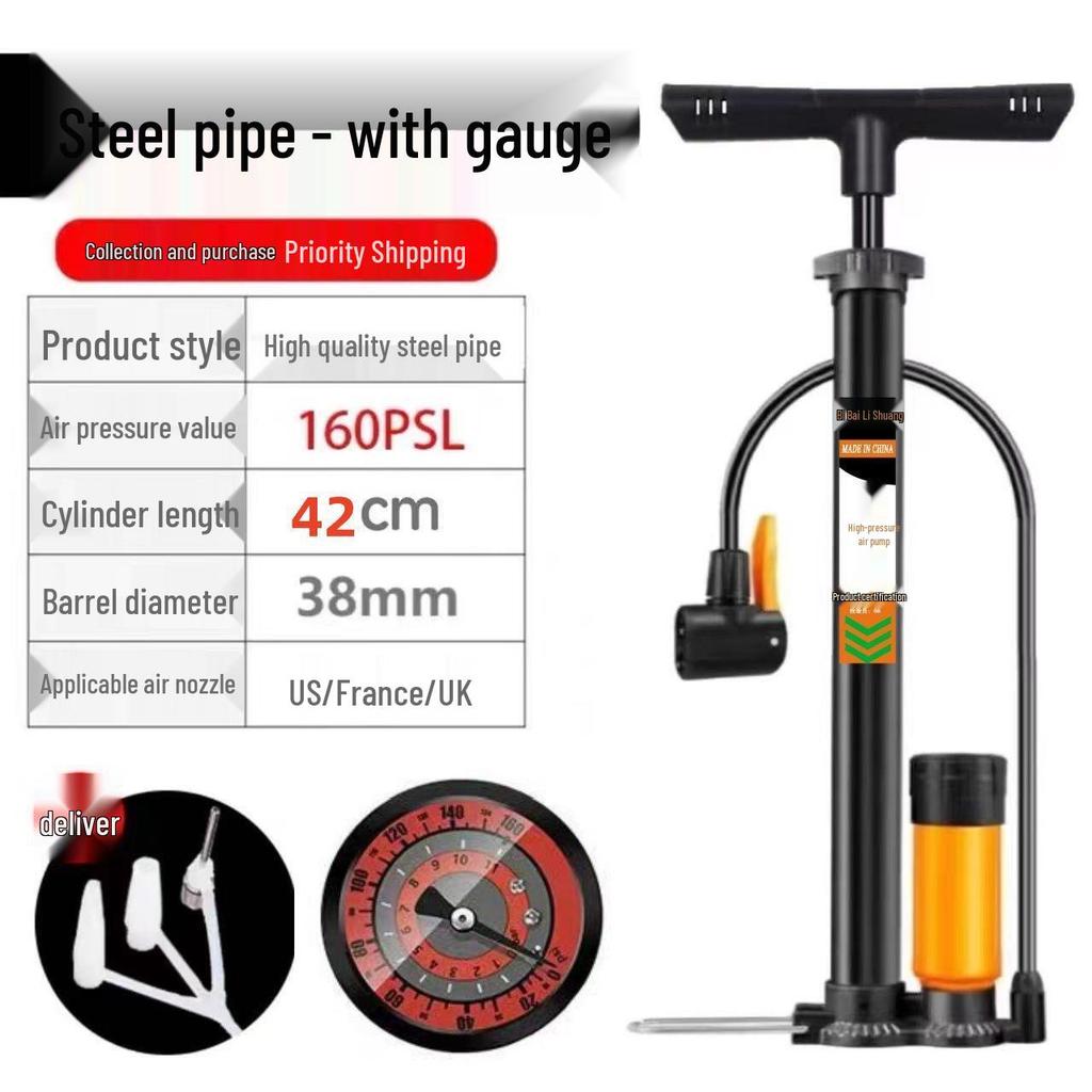 Universal High-Pressure Electric Air Pump for Vehicles, Bicycles, and Household Use