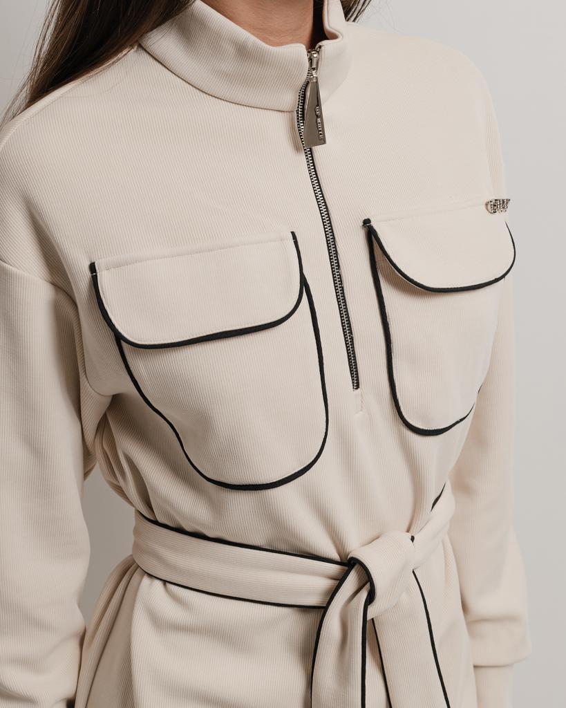 Autumn Dress Of White 5033 36 Milk