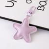 Yousheng Keychain Pendant Imitation Leather Soft Cotton-Filled Star Shape Key Chain with Metal Buckle Bag Hanging Ornament