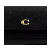 Coach Mira 19 Long Classic Logo Leather Wallet Women wallet Black CAO17-B4BK