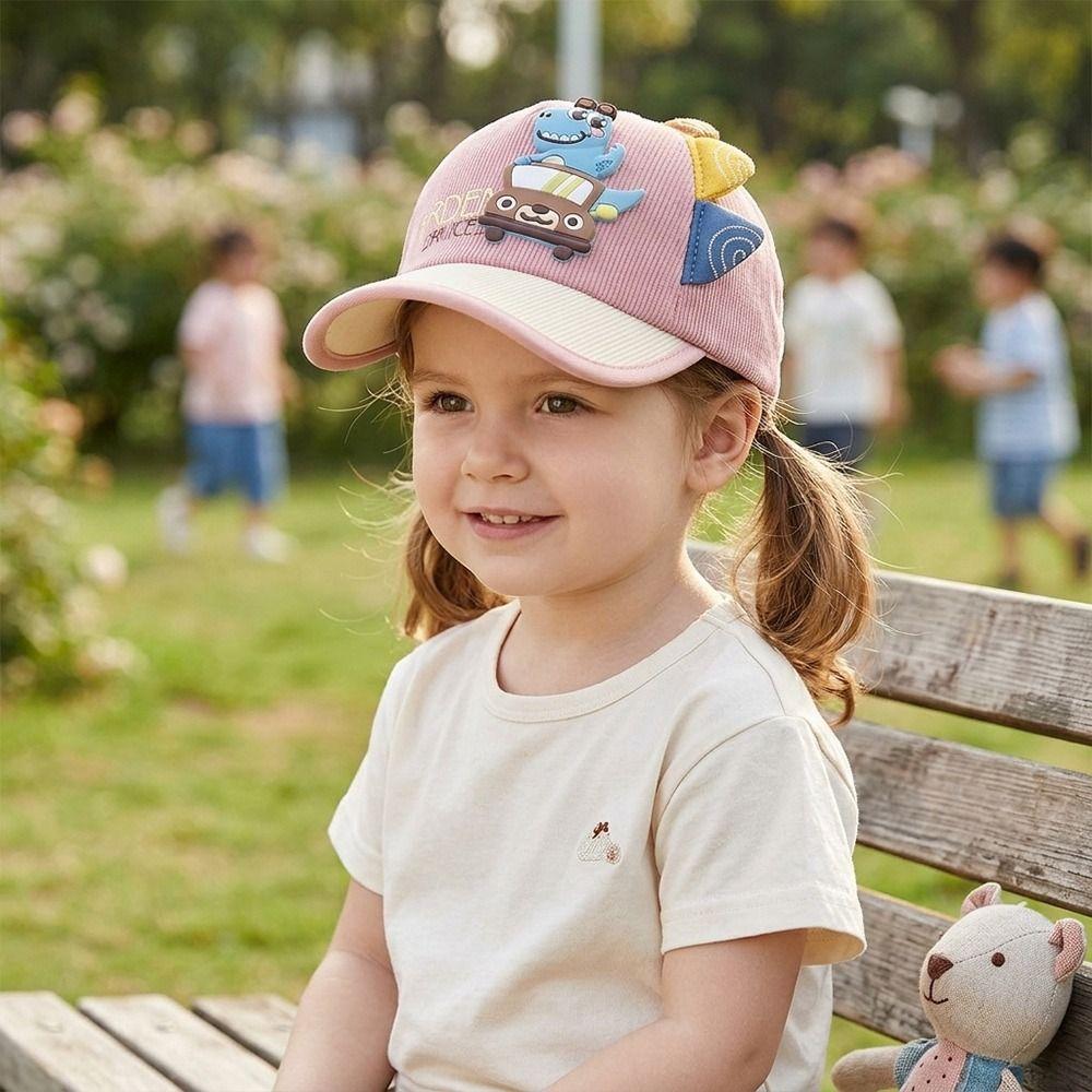 Sun Protection Kids Baseball Cap 3D Toddler Sun Hat Skin Friendly Children Peaked Cap
