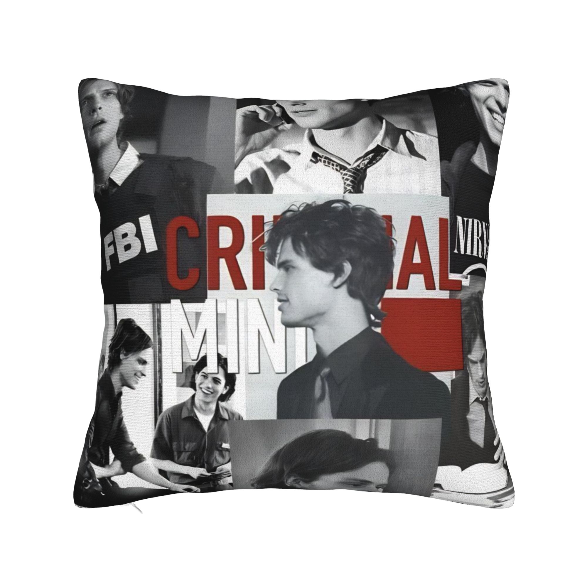 Наволочка Criminal Minds Спенсер Рид Мягкая Наволочка Для Дивана Диванчика Спальни Ретро Модные Наволочки 16x16Inch