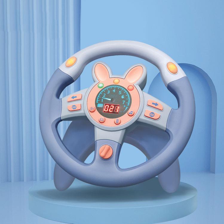 Functional Multi Driving Steering Wheel Toy Children'S Early Education Car Simulation Sound Light Steering Wheel Educational Toy