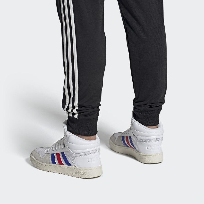 Adidas Hoops 2.0 Mid 'White Royal Scarlet' FW8252