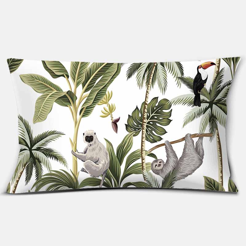 Fashion Plant Flamingo Home Decoration Sofa samochodowa Poszewka na poduszkę 30cm * 50cm