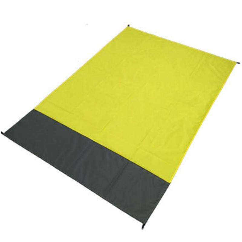 Beach Blanket Waterproof Outdoor Camping Pocket Folding Portable Lightweight Picnic Mat 210x200cm