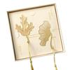 School Stationery Student Gifts Leaf Metal Bookmark Reading Mark Books Accessories Brass Book Clip