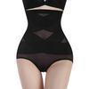 European and American Large-size Shaping Body Sculpting Belly Pants, Mesh Breathable Thin Women's Hip Lift High Waist Body Sculpting