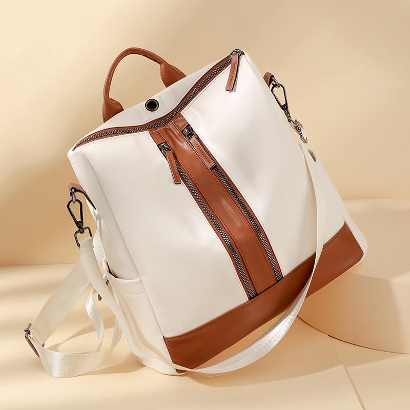 Multifunctional Anti Splash Large Capacity Backpack Women's Designer Brand Backpack Girl School Bag New High Quality Leather Bag Pack